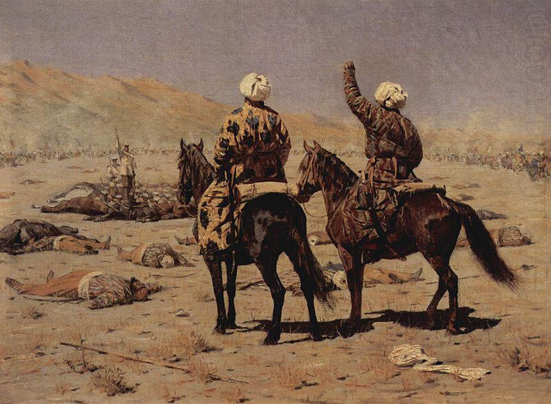 Vasily Vereshchagin uber den Krieg china oil painting image